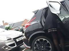 شرکت عملیات ماشین پارک milf داغ پاها